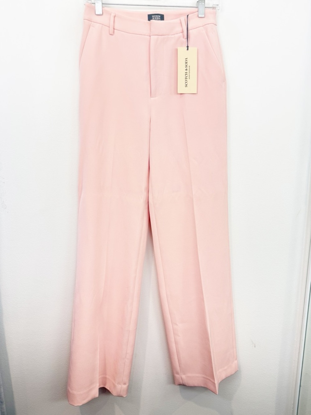 Scotch & Soda Light Pink Trouser Pants Size XS NWT